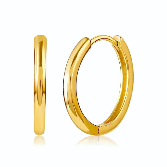 Aretes de plata esterlina de 1.2 - 2 cm