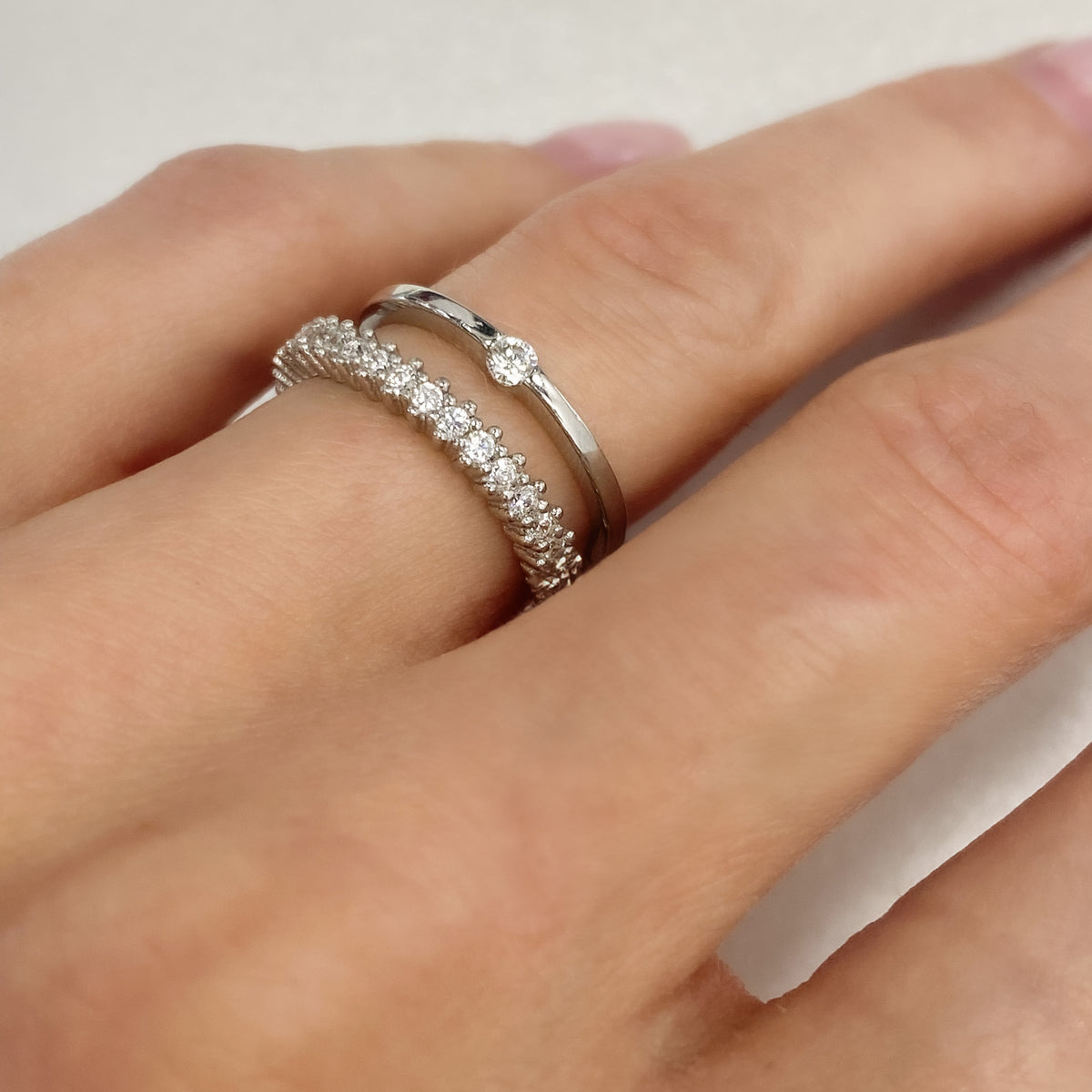 Anillo Naia de plata de ley