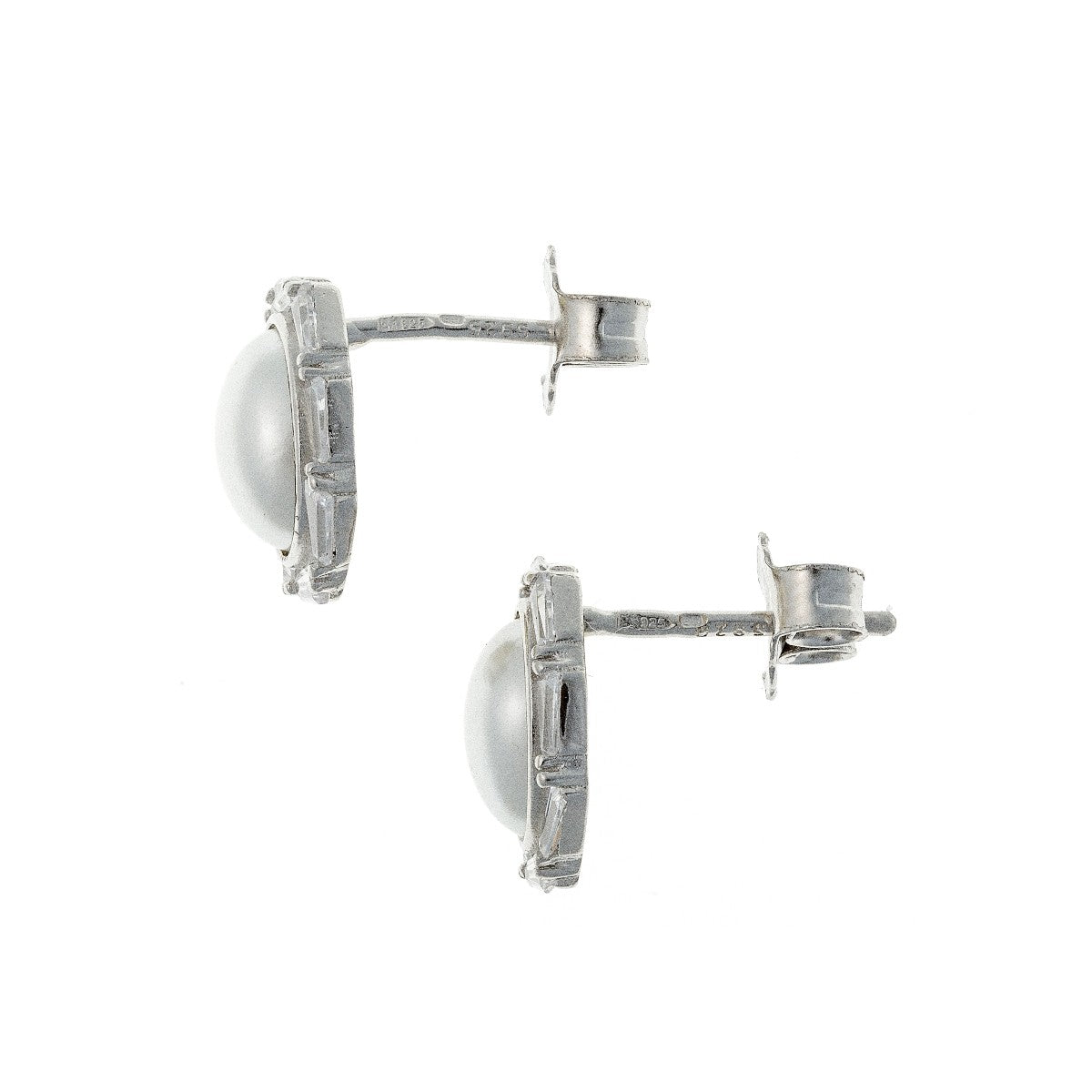 Pendientes Nerina de plata de ley