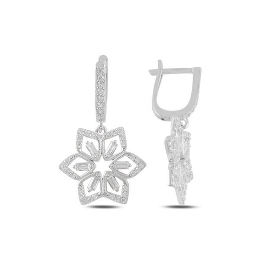Pendientes Zahara de plata de ley
