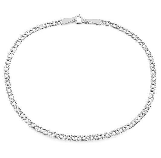 Pulsera Diane de plata de ley