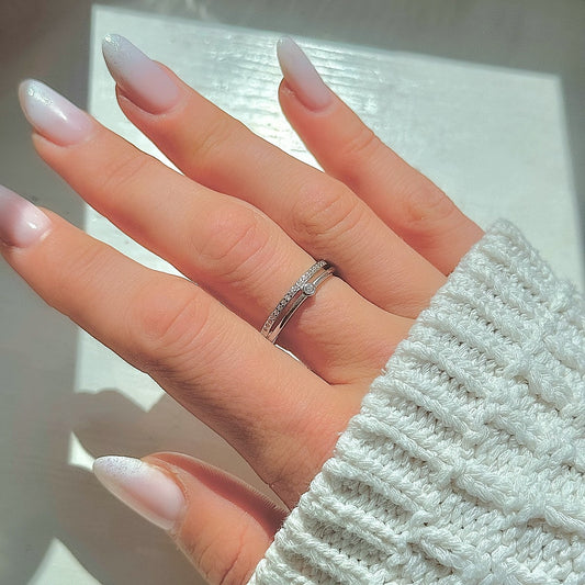 Anillo Cara de plata de ley