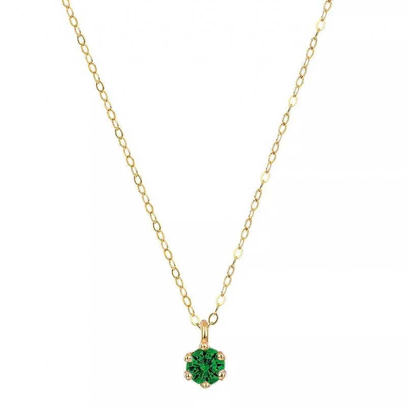 Collar Nia Green de plata de ley