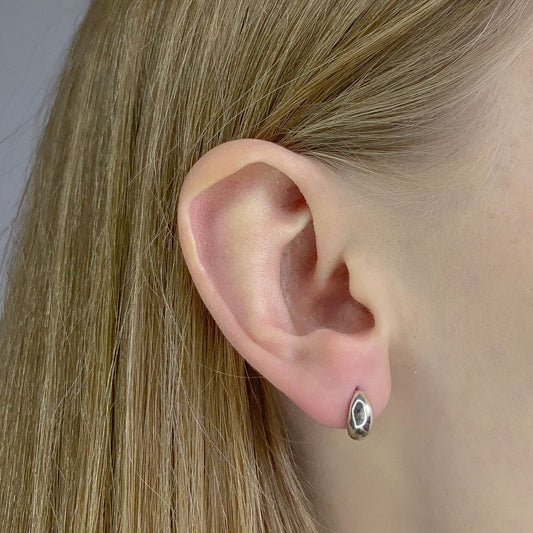 Pendientes de plata de ley