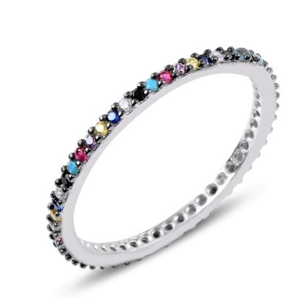 Anillo Mathilde de plata de ley