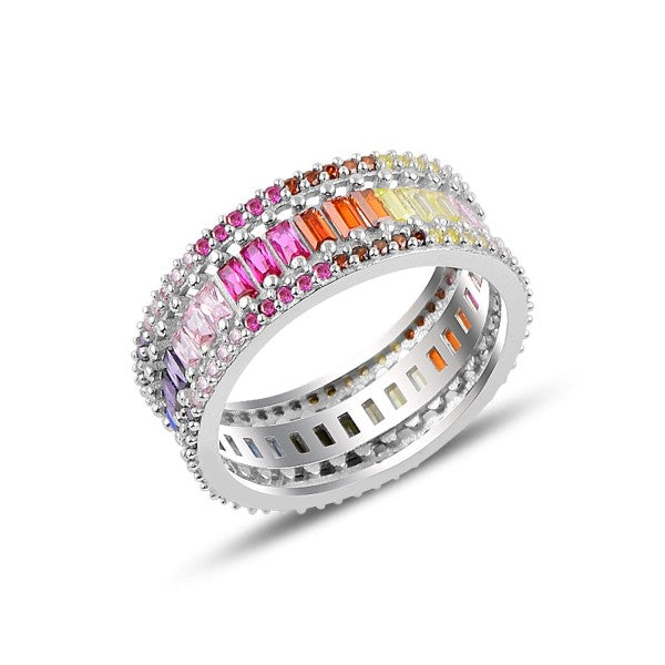 Anillo Ina de plata esterlina