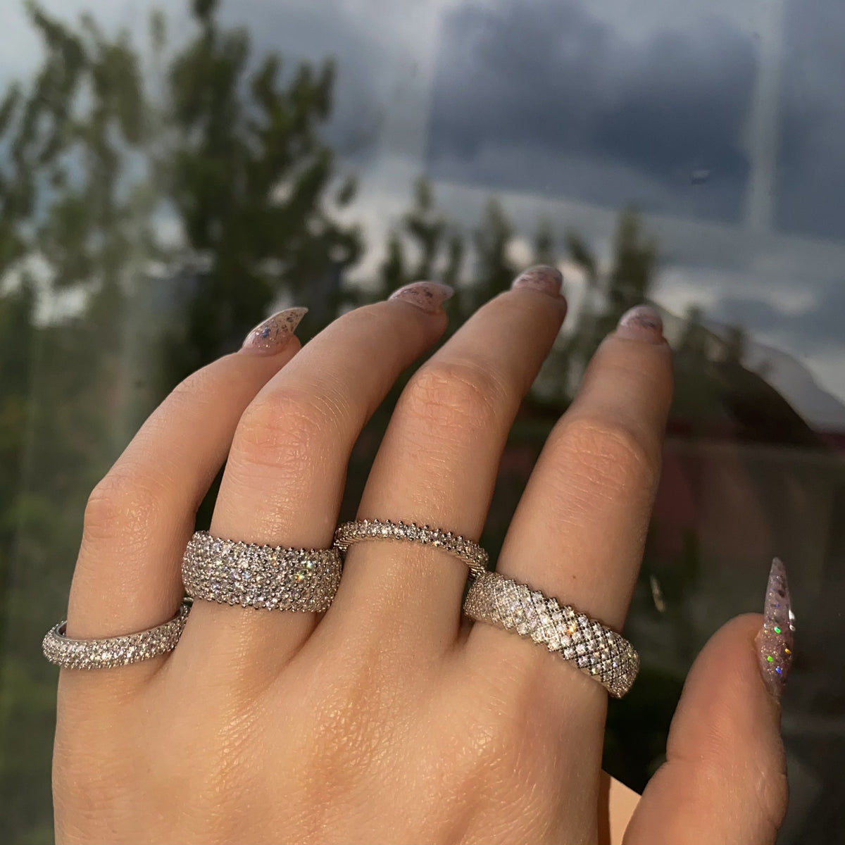 Anillo Aisling de plata de ley