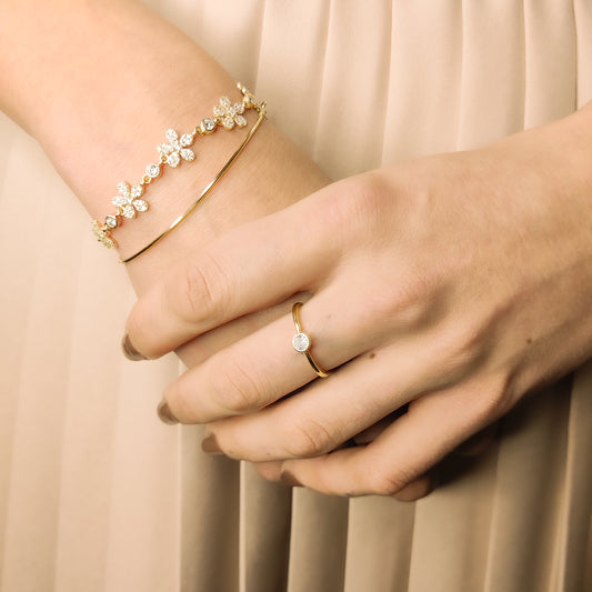 Pulsera Florence de plata de ley