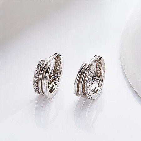Aros Yuna de plata de ley