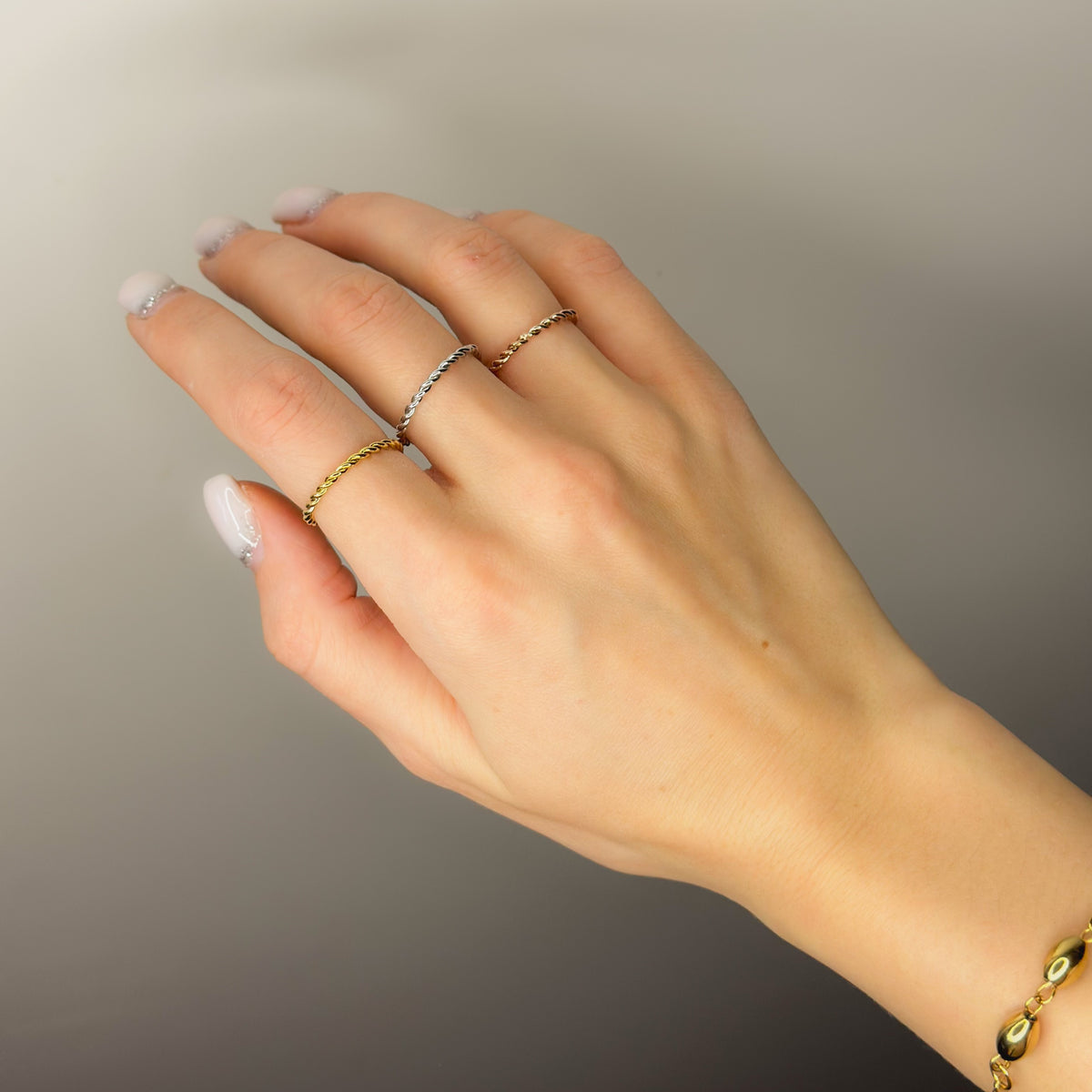 Anillo trenzado