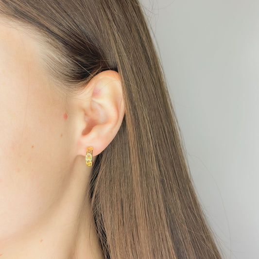 Pendientes de plata de ley