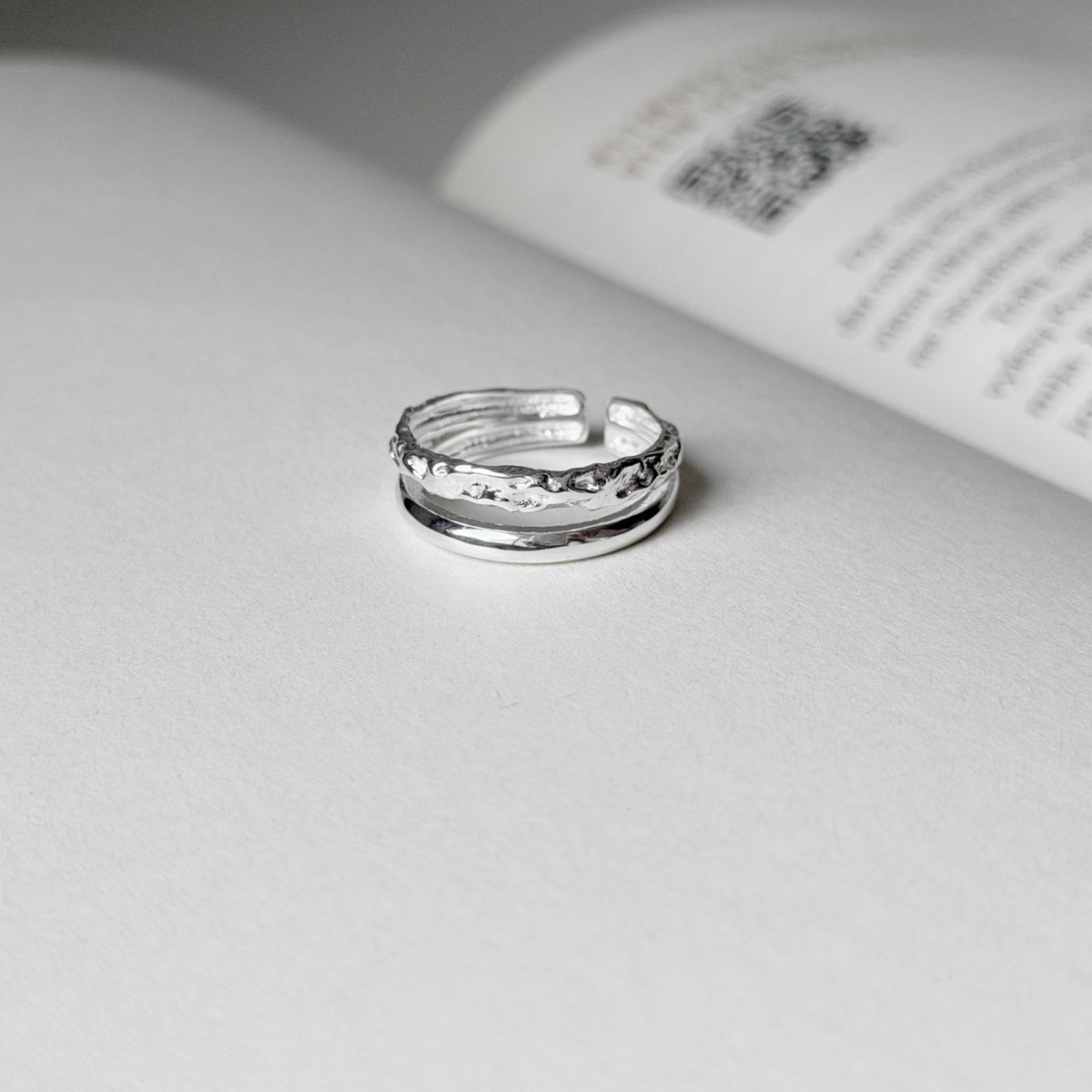 Anillo de plata de ley