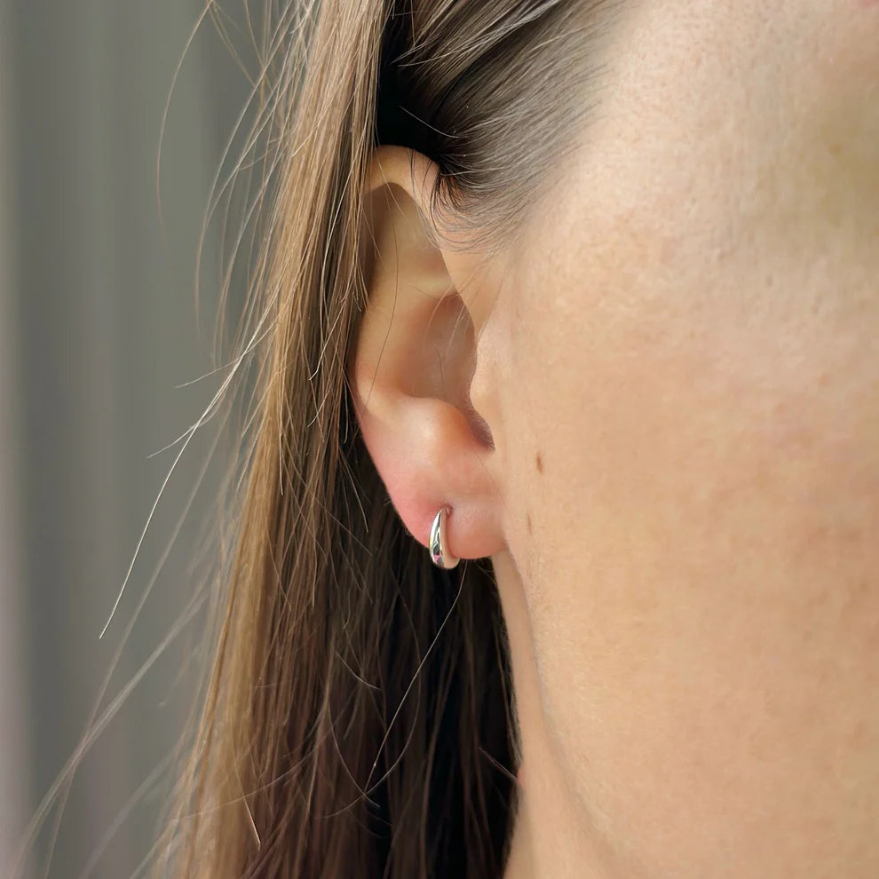 Pendientes de plata de ley