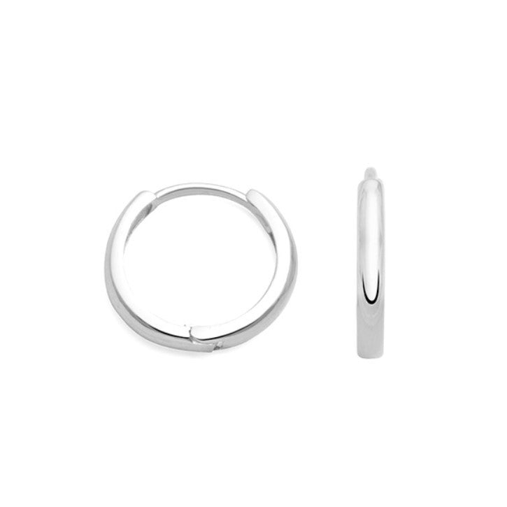 Aretes de plata esterlina de 1.2 - 2 cm