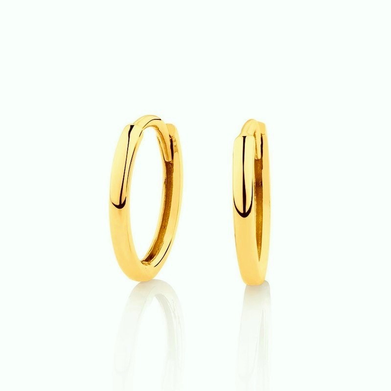 Aretes de plata esterlina de 1.2 - 2 cm