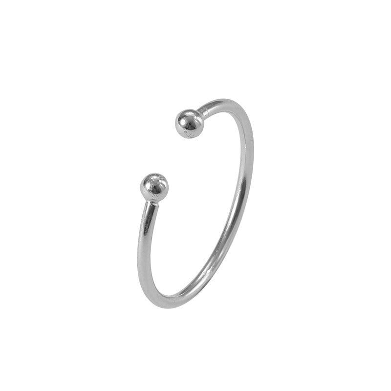 Anillo Ella de plata de ley