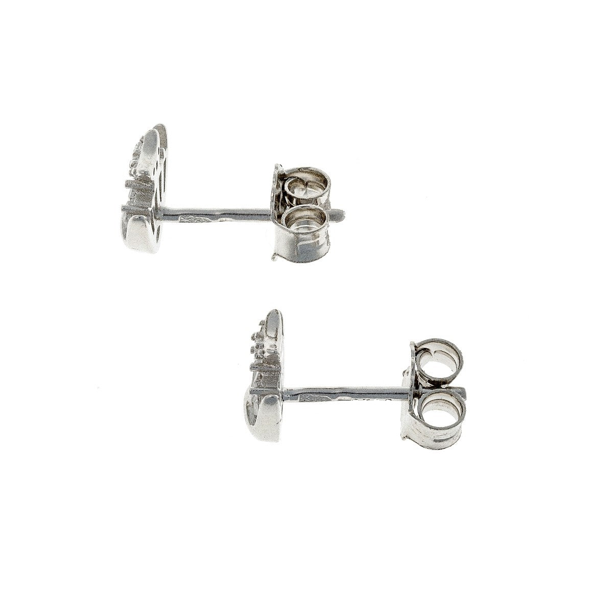 Pendientes de plata de ley con forma de pez