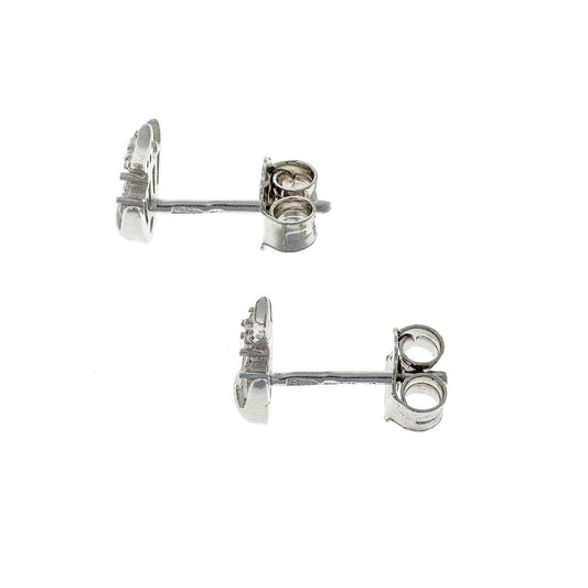 Pendientes de plata de ley con forma de pez