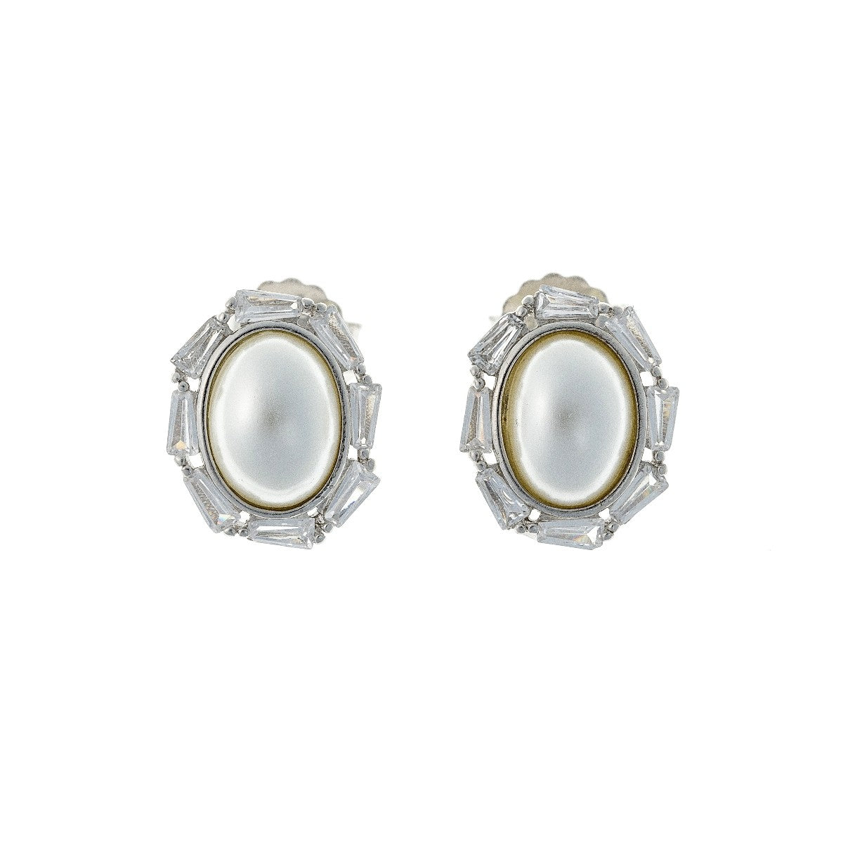 Pendientes Nerina de plata de ley