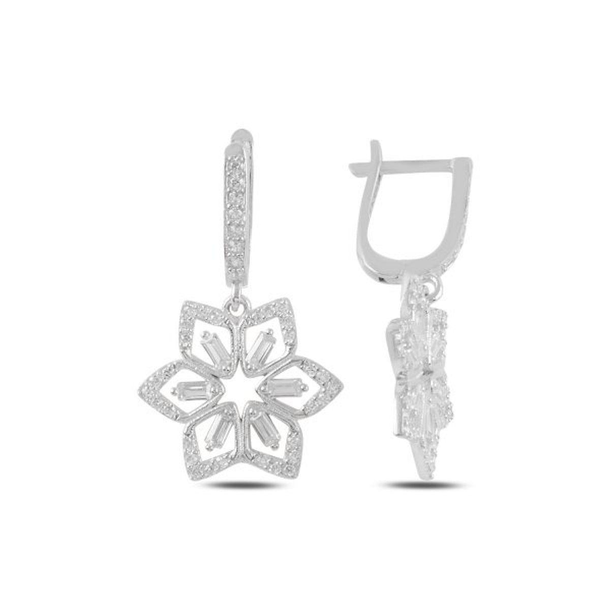 Pendientes Zahara de plata de ley