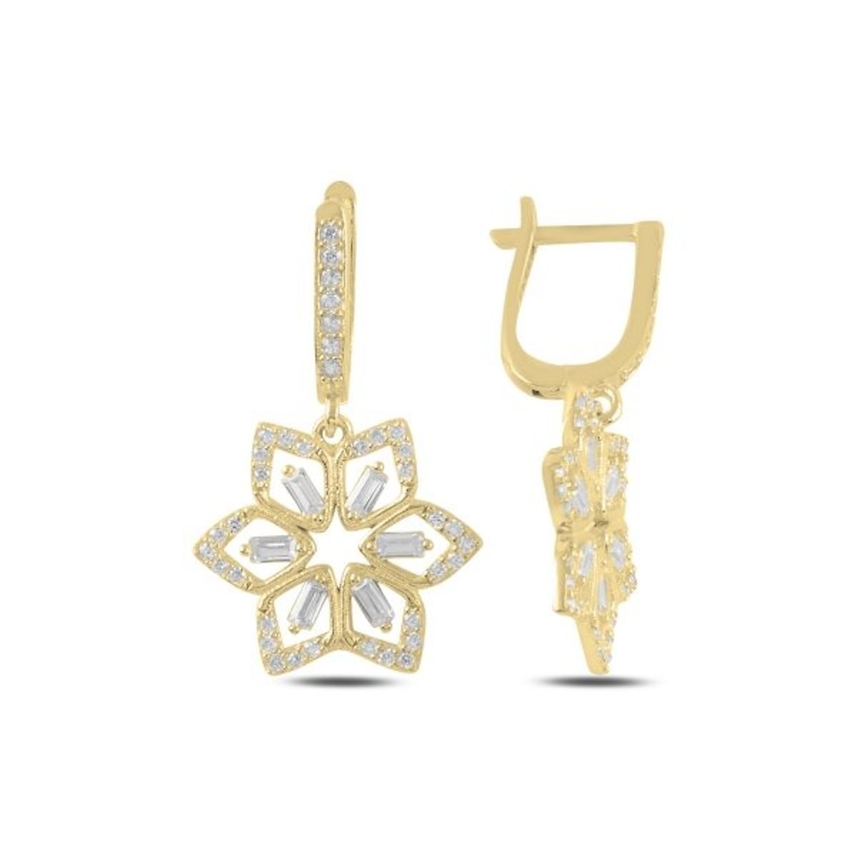 Pendientes Zahara de plata de ley