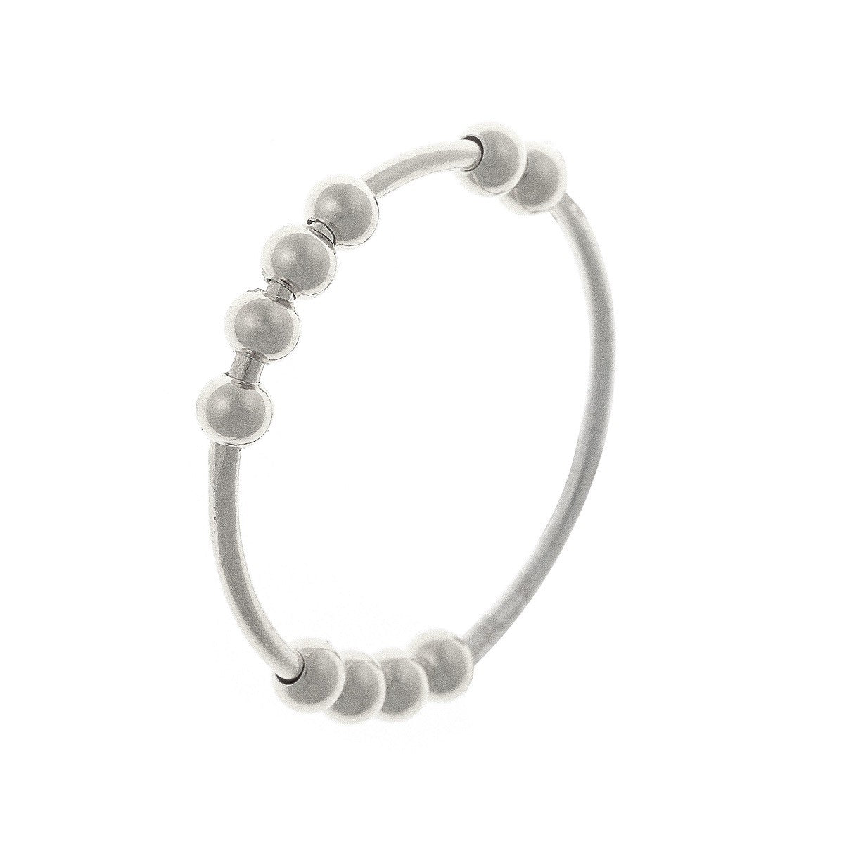 Anillo de sirena de plata de ley