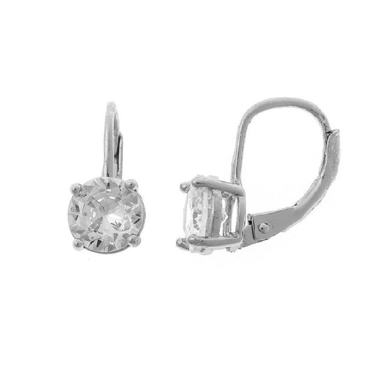 Pendientes de Plata de Ley con Cierre Inglés