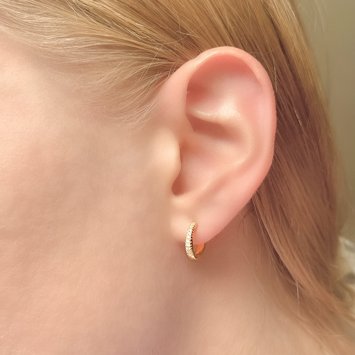 Anele – Pendientes de aro de plata de ley de 12-20 mm