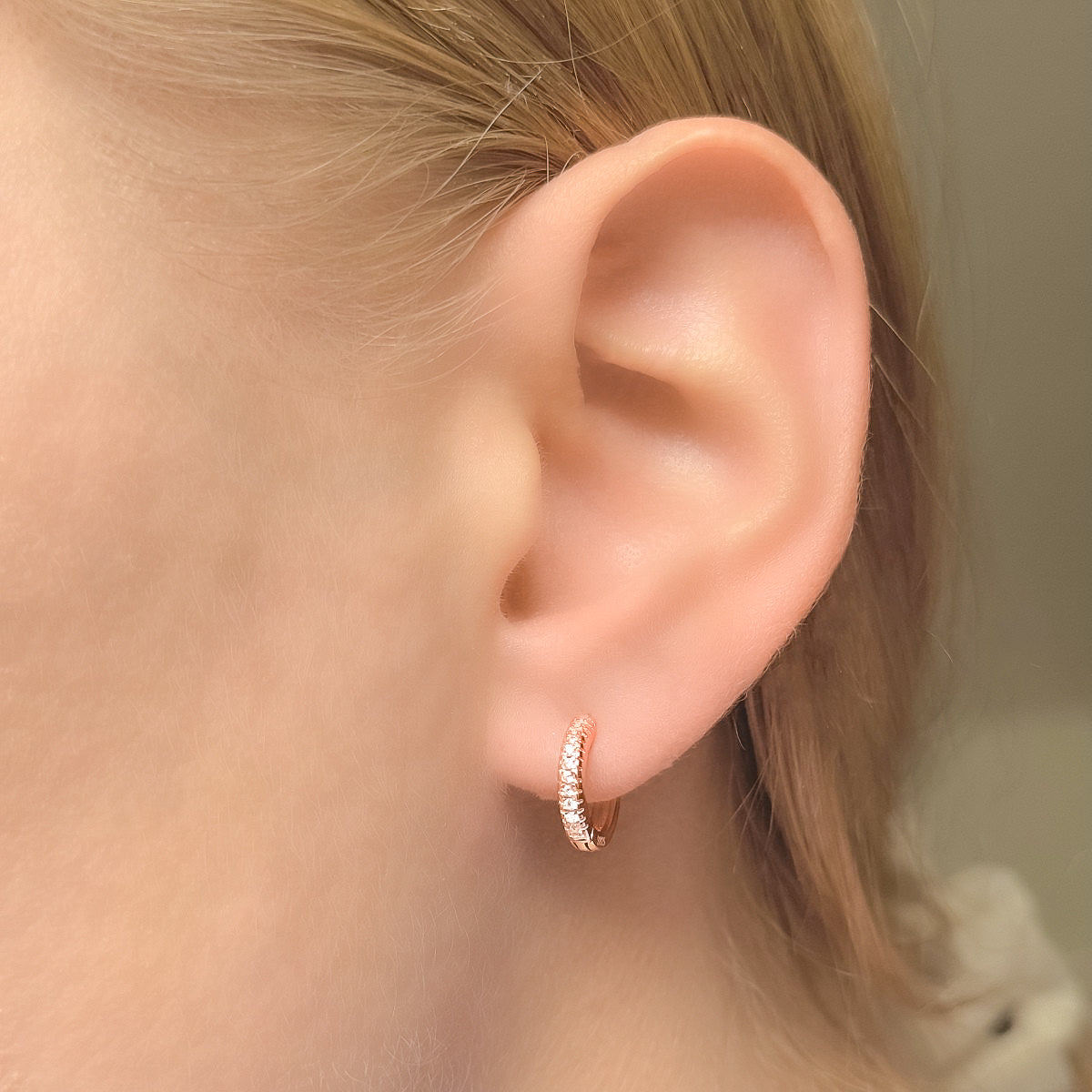 Anele – Pendientes de aro de plata de ley de 12-20 mm