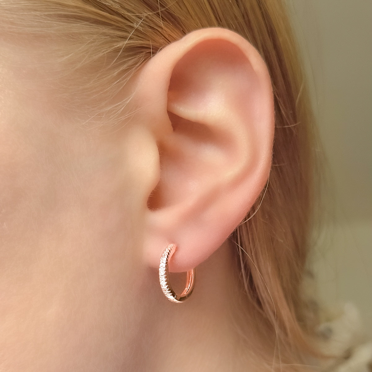 Anele – Pendientes de aro de plata de ley de 12-20 mm