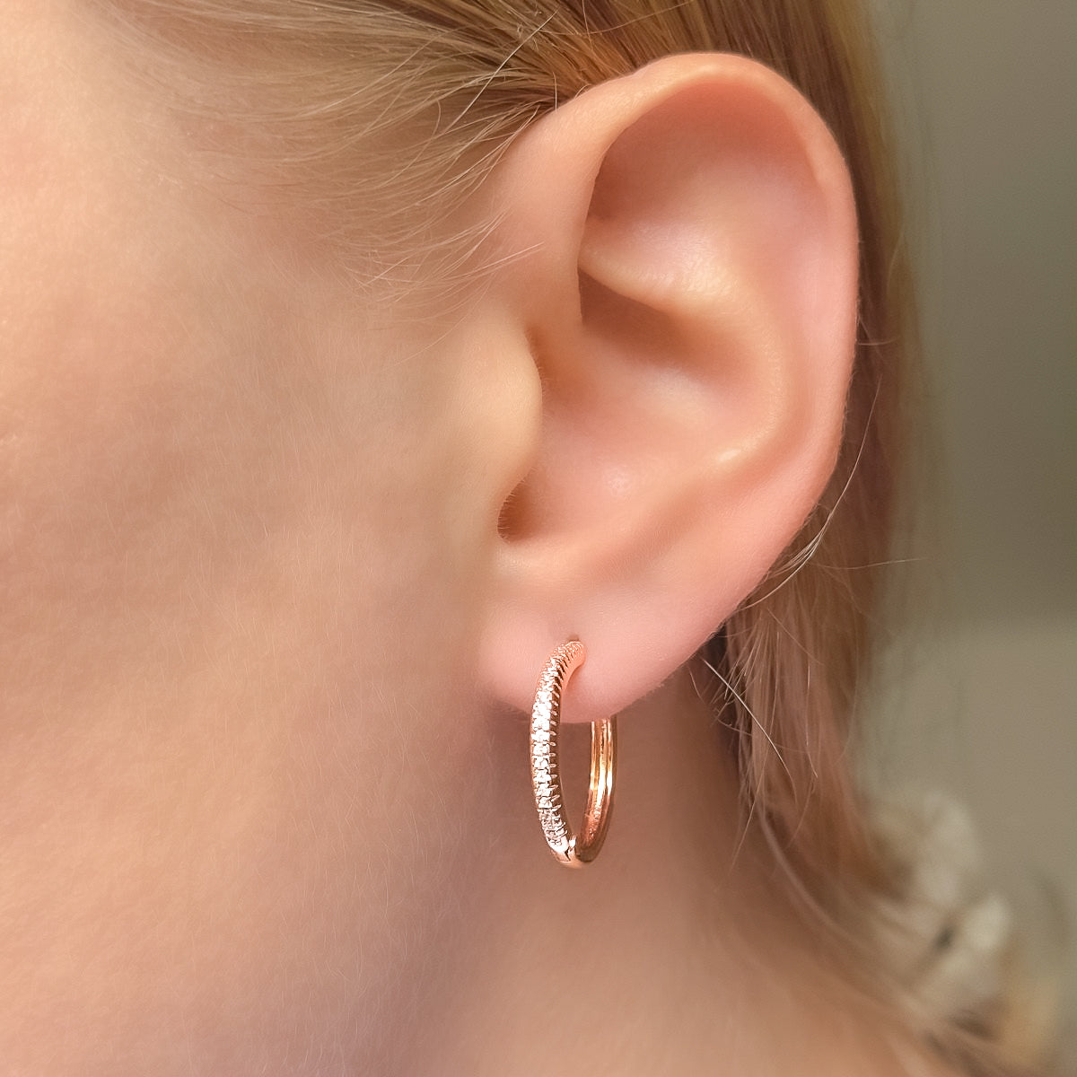 Anele – Pendientes de aro de plata de ley de 12-20 mm
