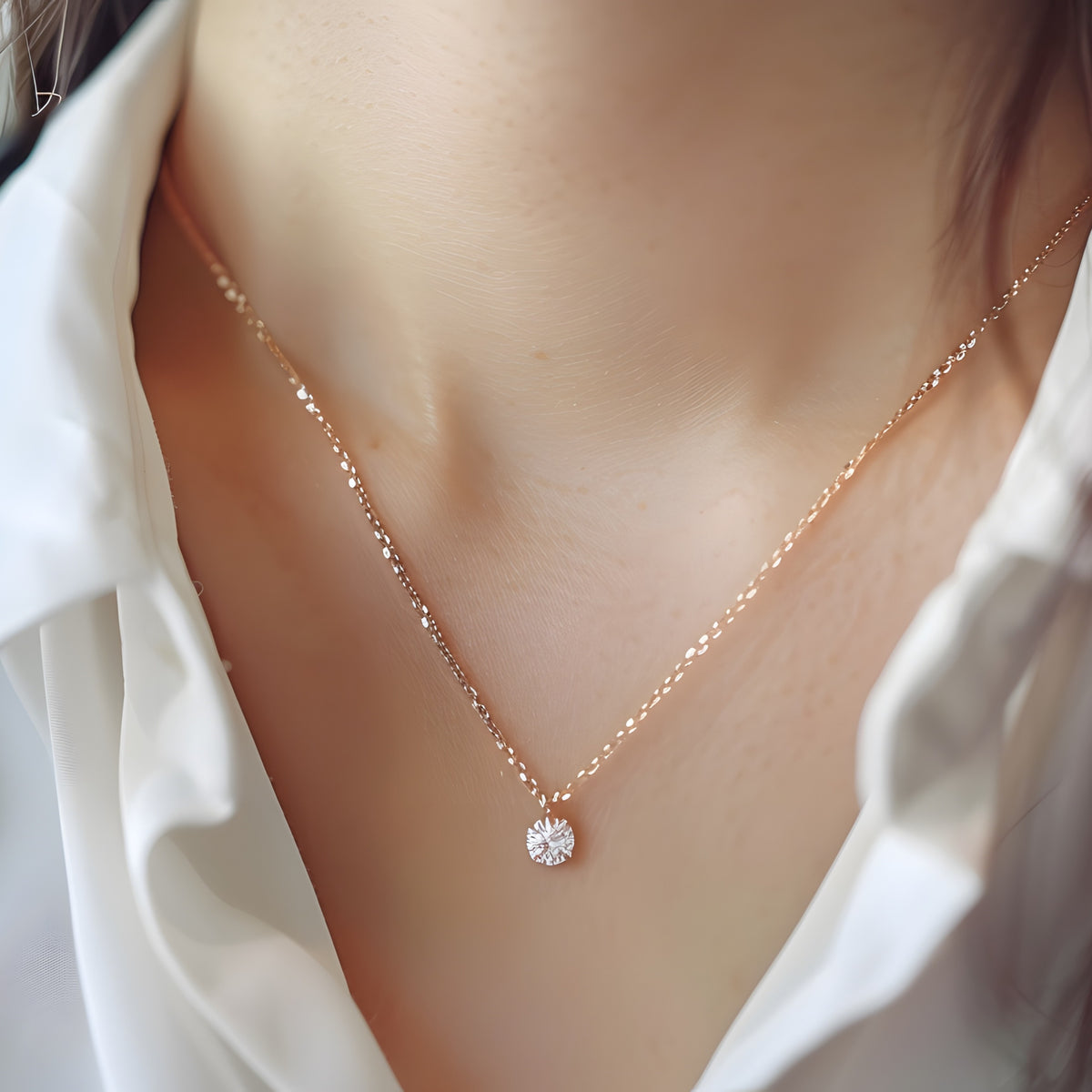 Collar Edith de plata de ley