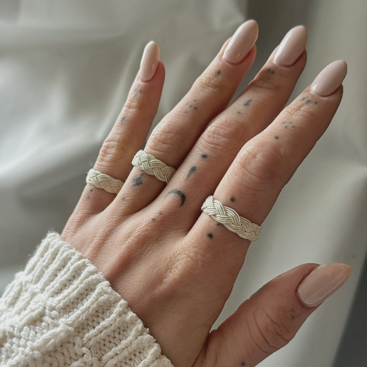 Anillo de plata de ley