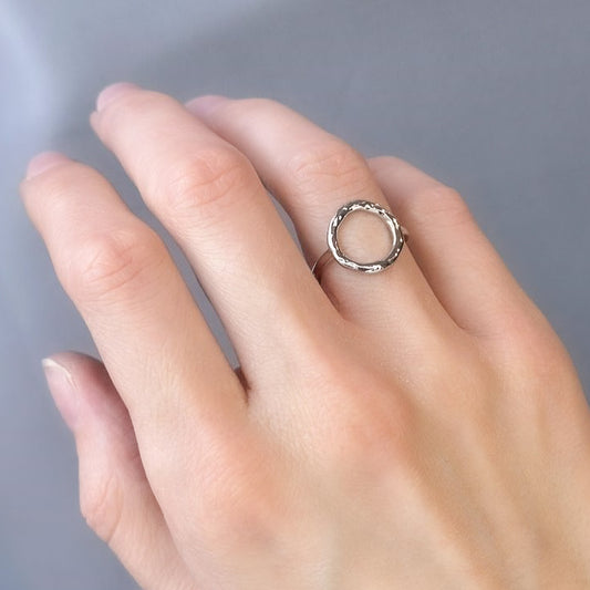 Anillo Blaine de plata de ley