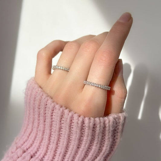 Anillo Aisling de plata de ley