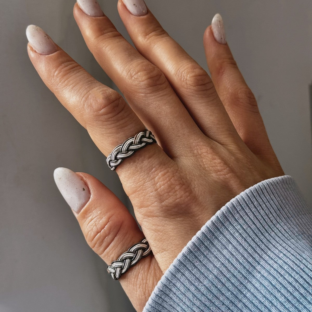 Anillo de plata de ley