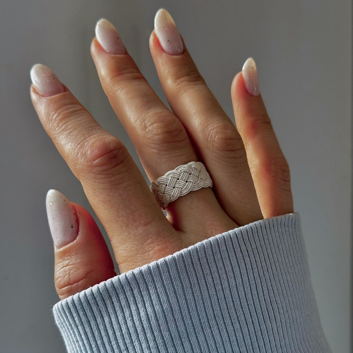 Anillo de plata de ley