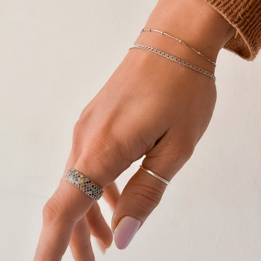 Pulsera Lou de plata de ley