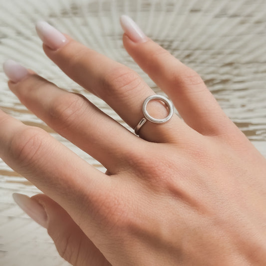 Anillo Aoife de plata de ley