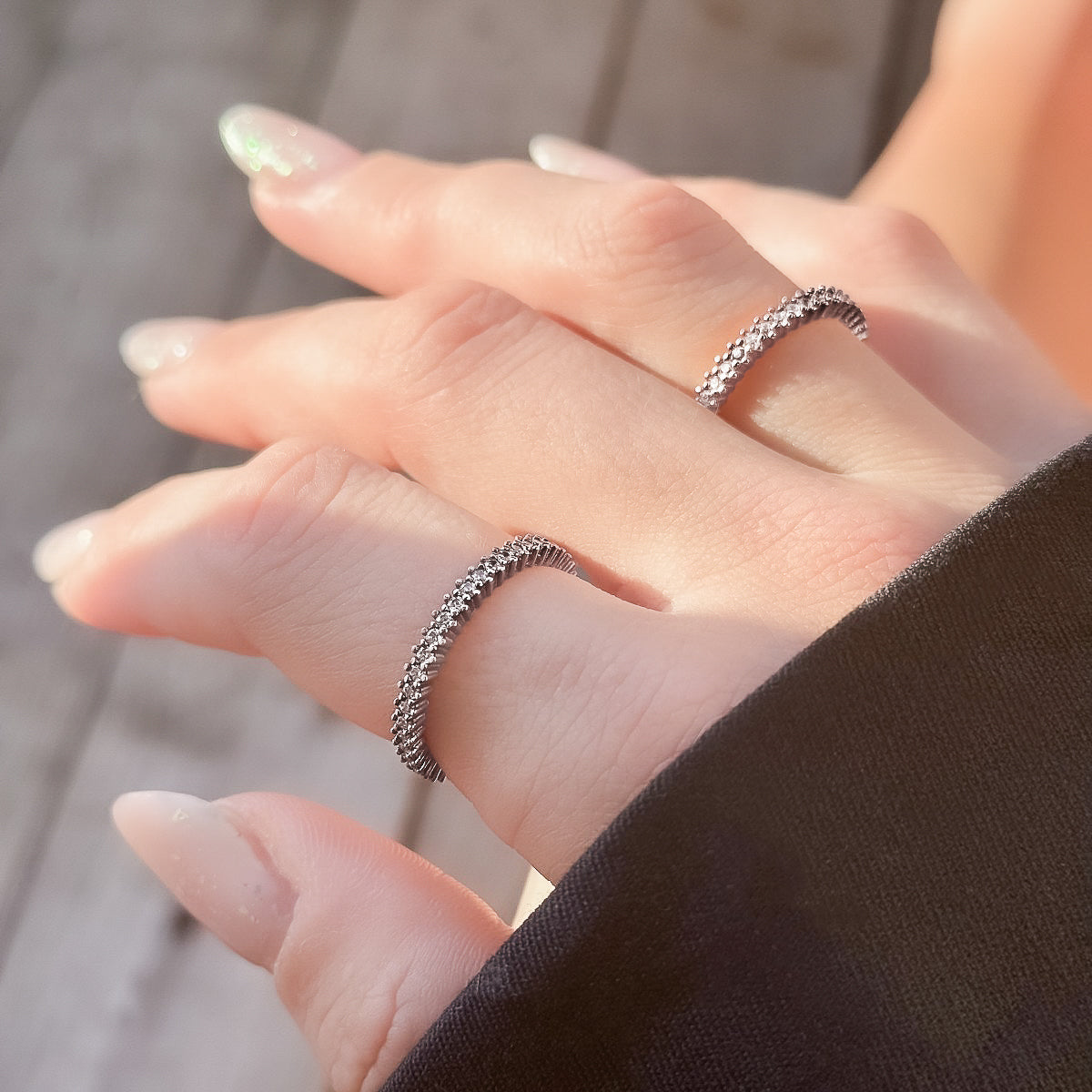Anillo Aisling de plata de ley
