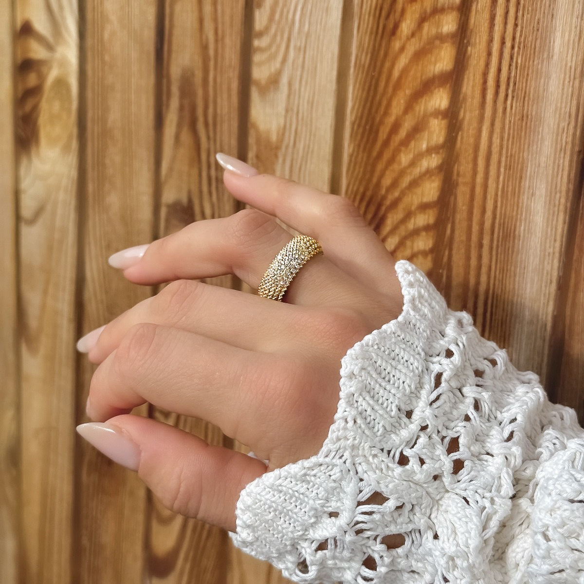 Anillo Brigida de plata de ley