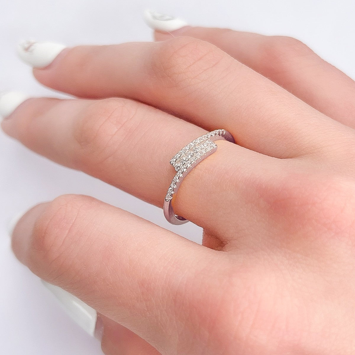 Anillo Emi de plata de ley