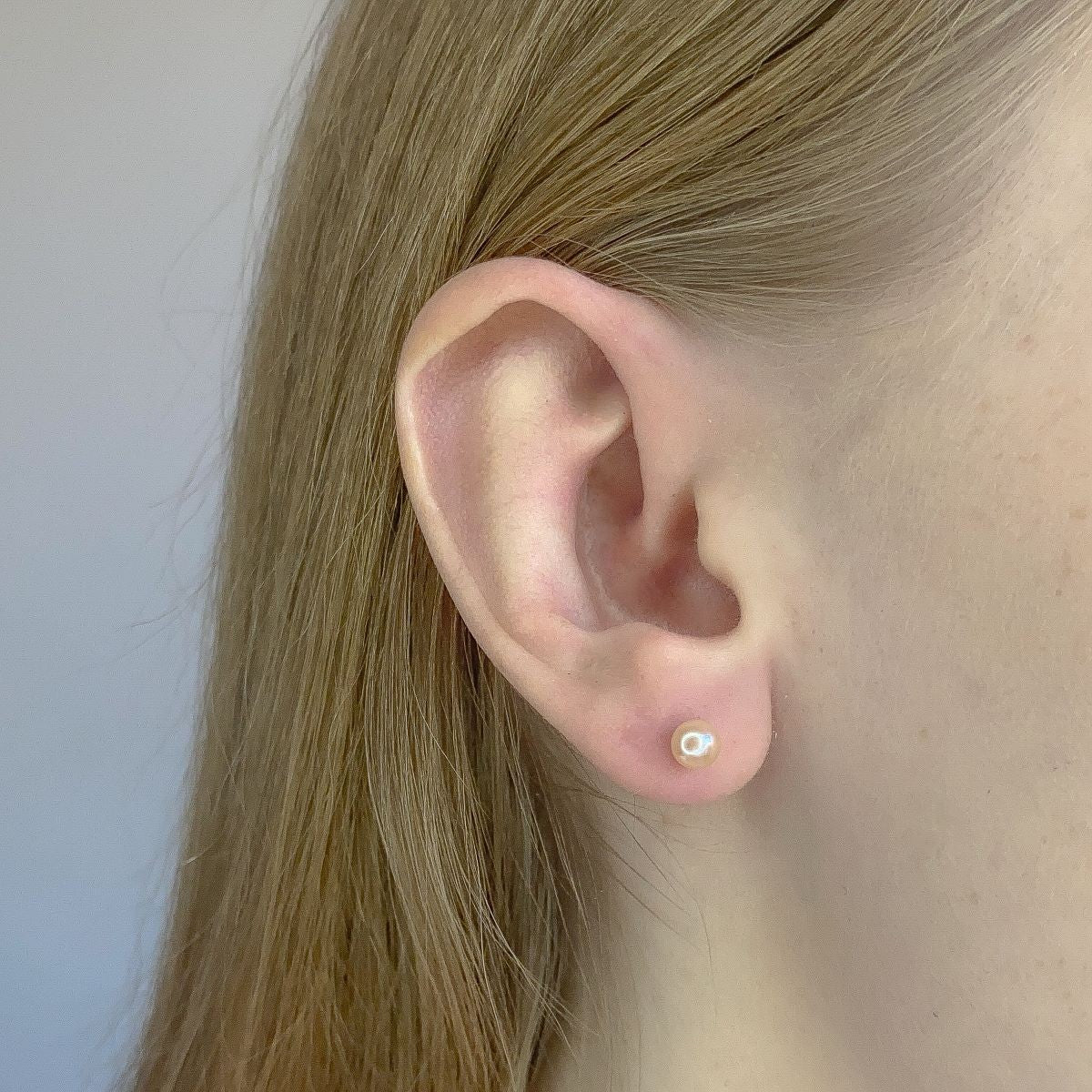 Pendientes de perlas de plata de ley