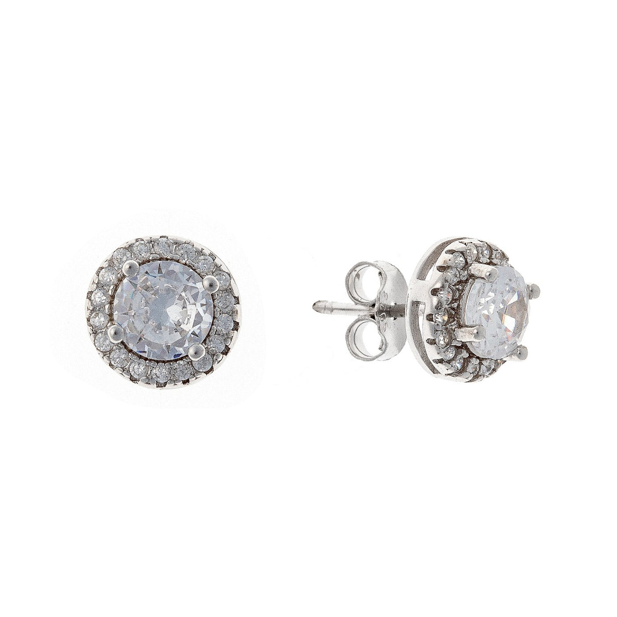 Pendientes Soleste de plata de ley