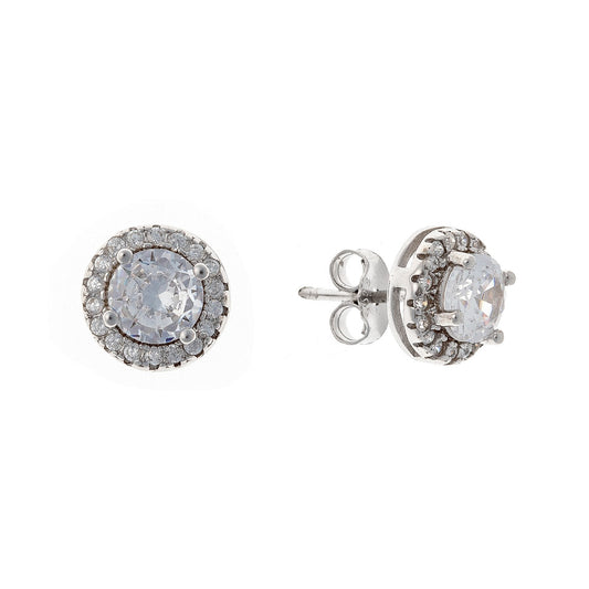 Pendientes Soleste de plata de ley