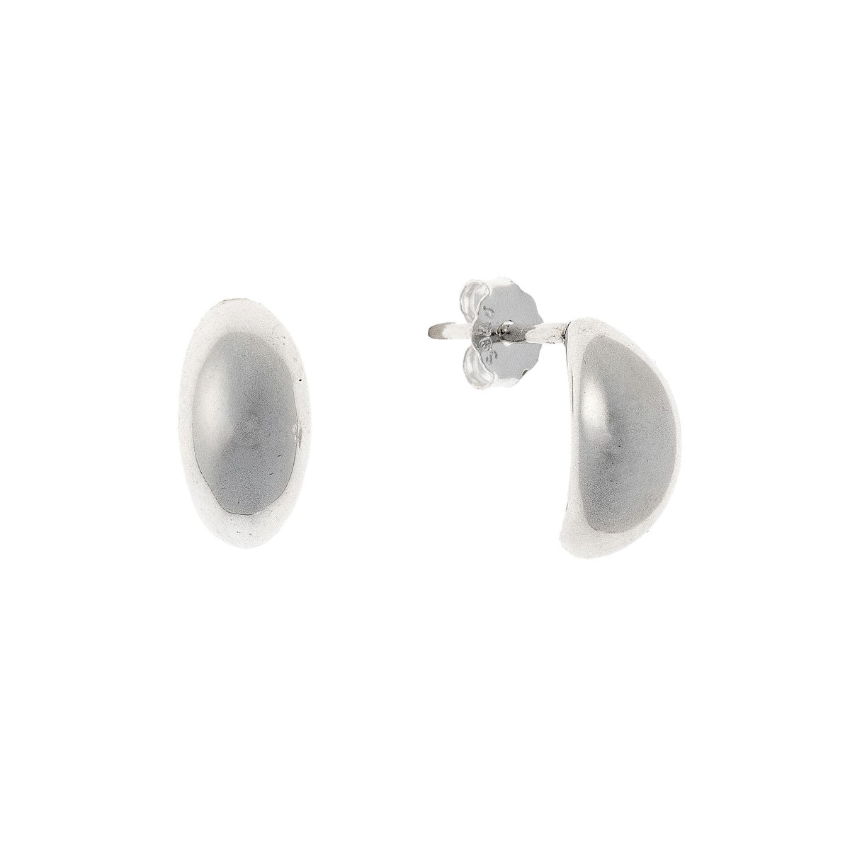 Pendientes de plata de ley