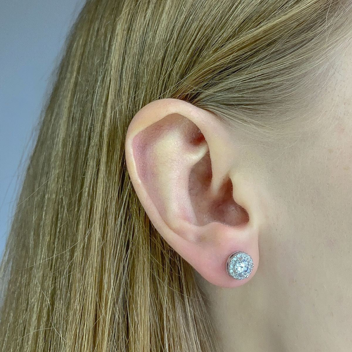 Pendientes Soleste de plata de ley