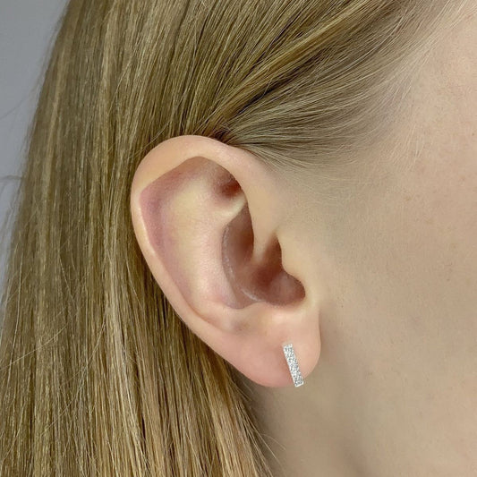 Pendientes de plata de ley