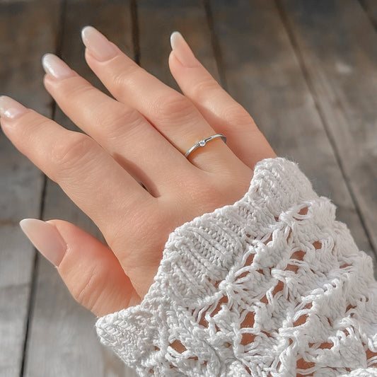 Anillo Naia de plata de ley