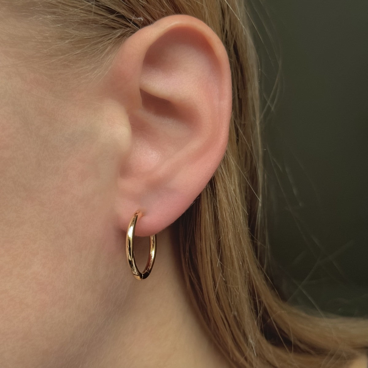 Aretes de plata esterlina de 1.2 - 2 cm